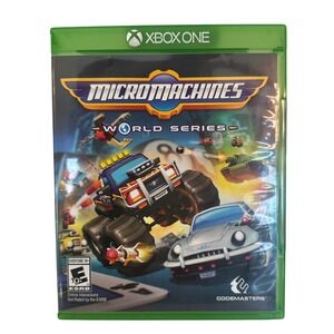 Micro Machines‎ World Series Xbox One Game Complete in Box Racing Action